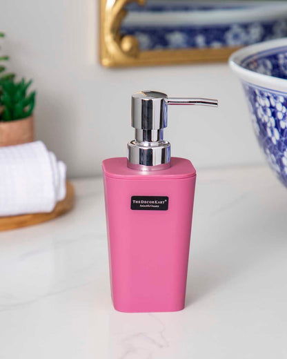 Delightful 4 Piece Bathroom Accessory - Pink