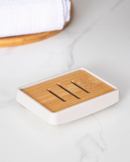 Delightful 4 Piece Bathroom Set - White
