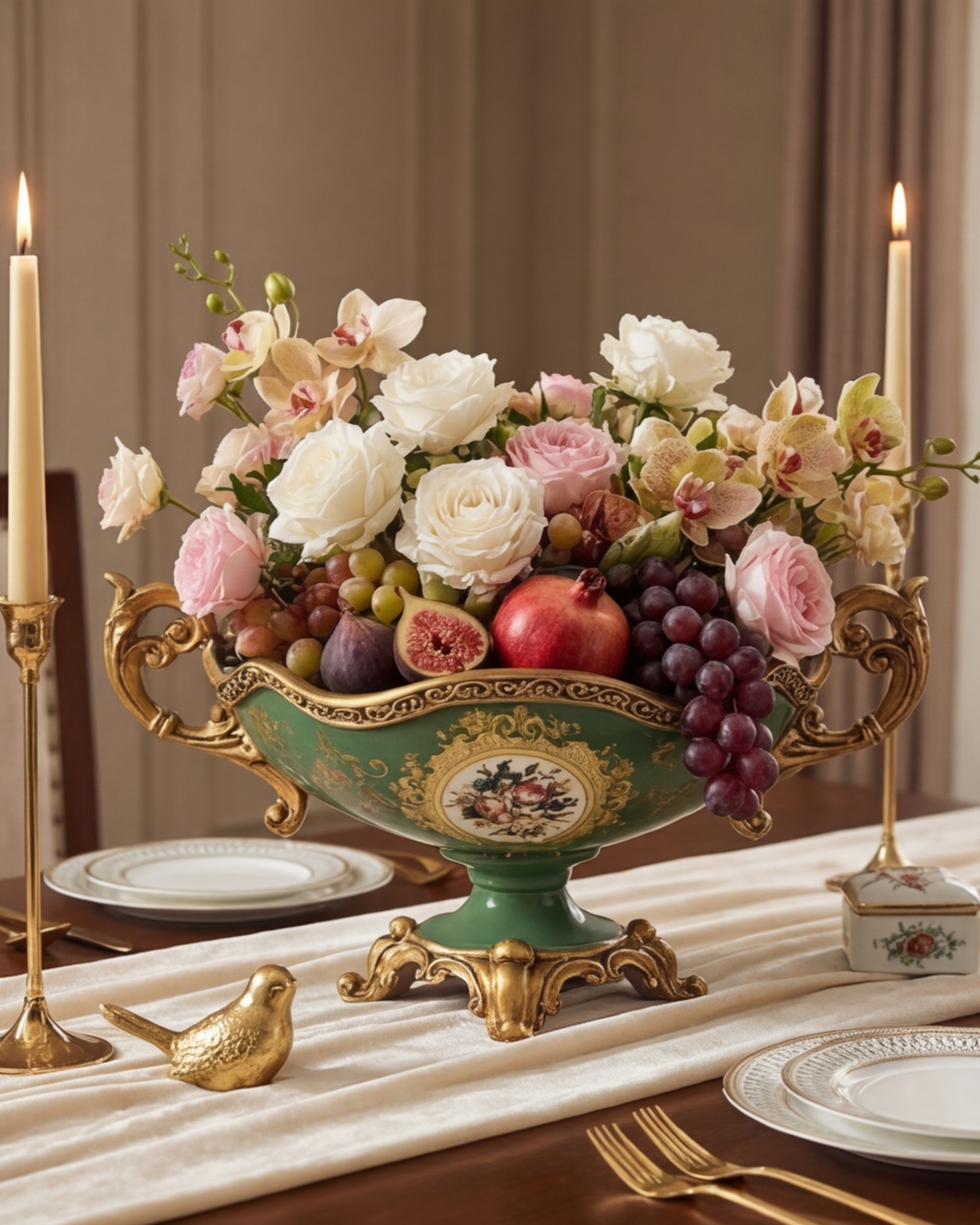 Verdant Royale Ornate Decorative Bowl