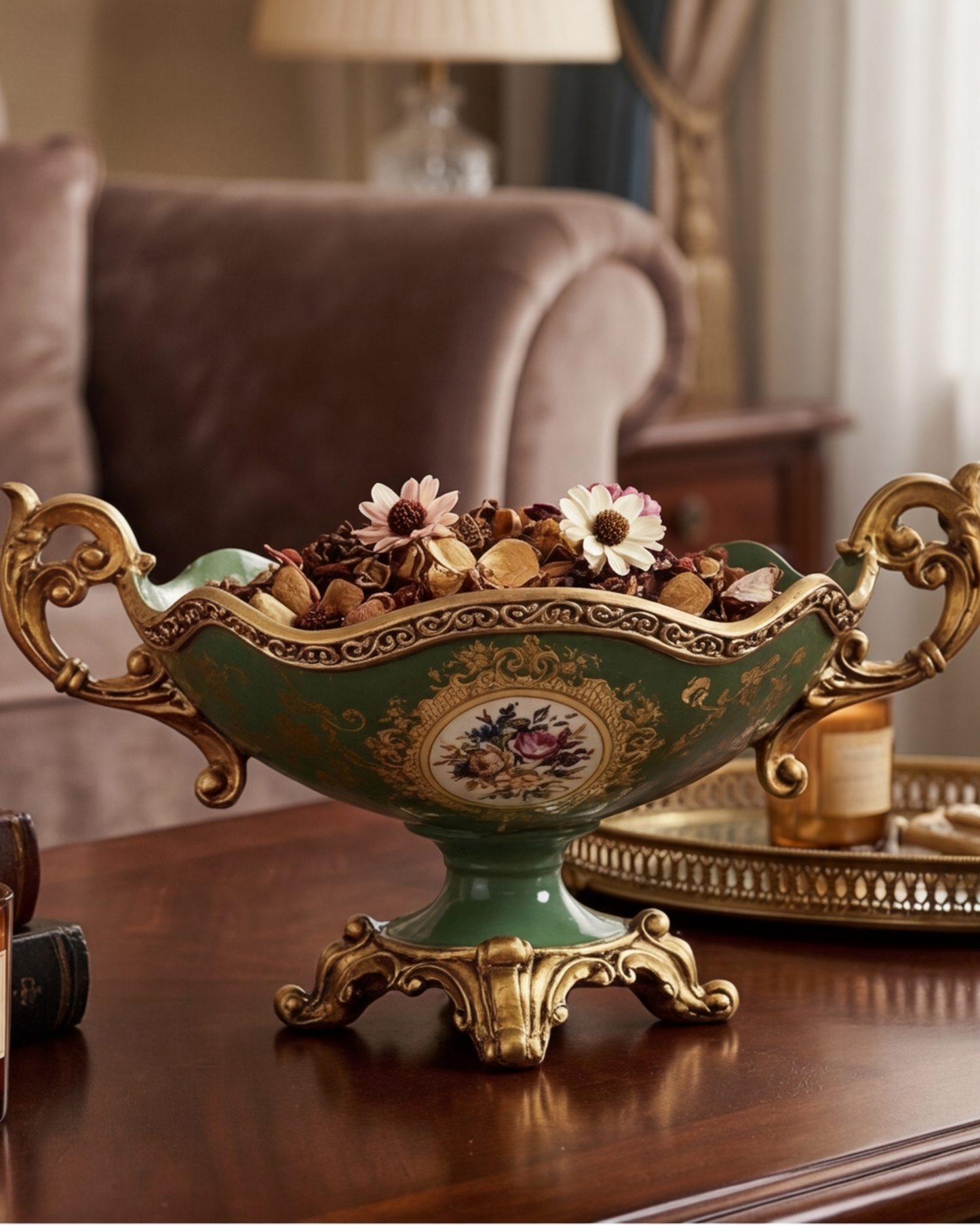 Verdant Royale Ornate Decorative Bowl