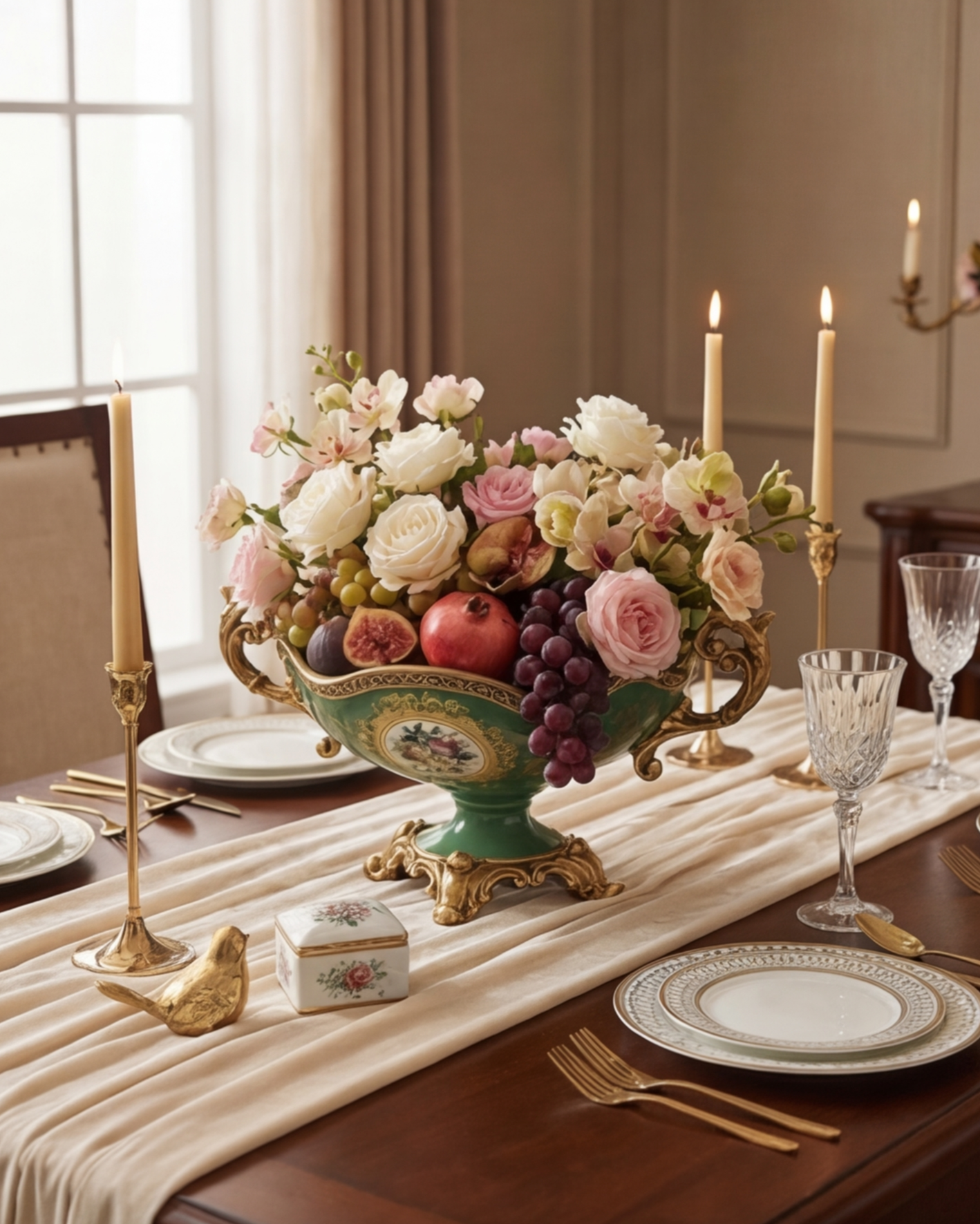 Verdant Royale Ornate Decorative Bowl
