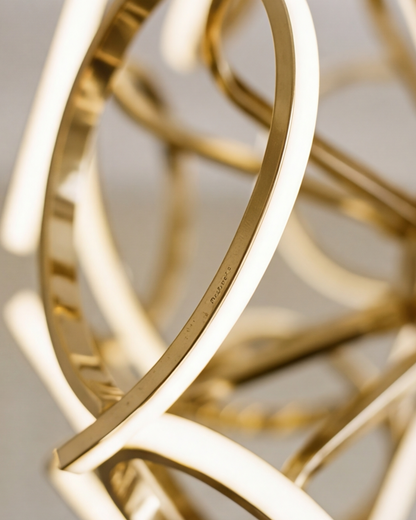 Regal Spiral Loop Chandelier