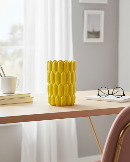 Banana Bunch Ceramic Vase - Small