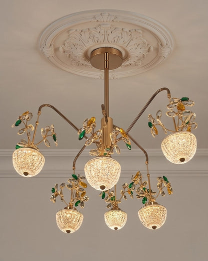 Golden Vine Luxe Chandelier
