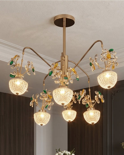 Golden Vine Luxe Chandelier