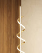 Golden Spiral Glow Floor Lamp