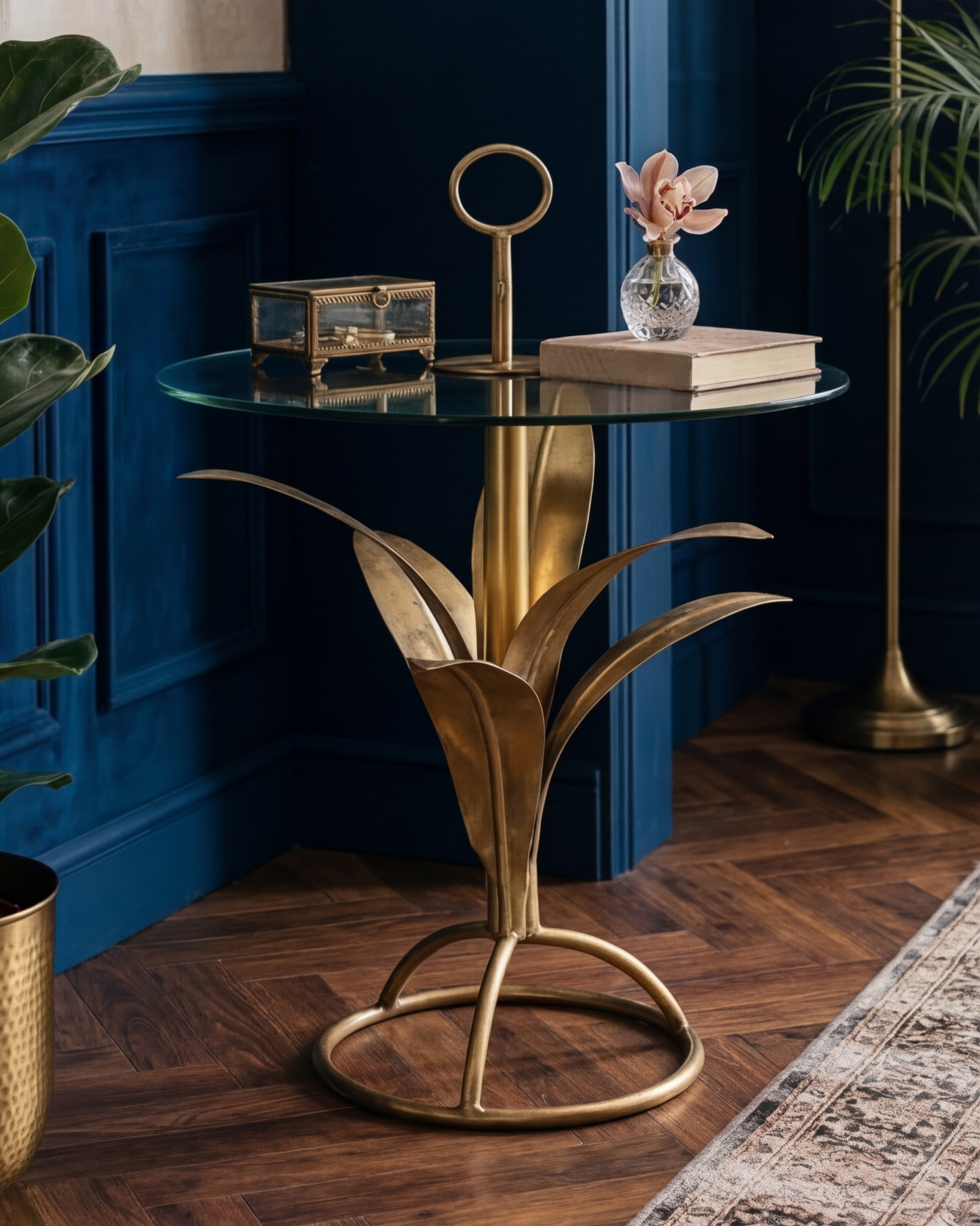 Lotus Bloom Accent Table