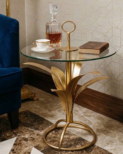 Lotus Bloom Accent Table