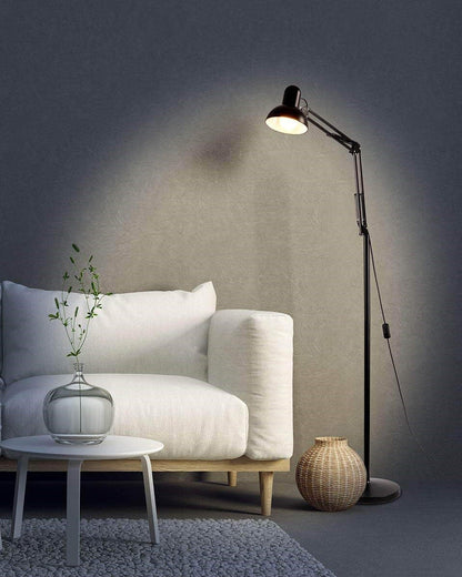 Adjustable Swing Arm Task Floor Lamp
