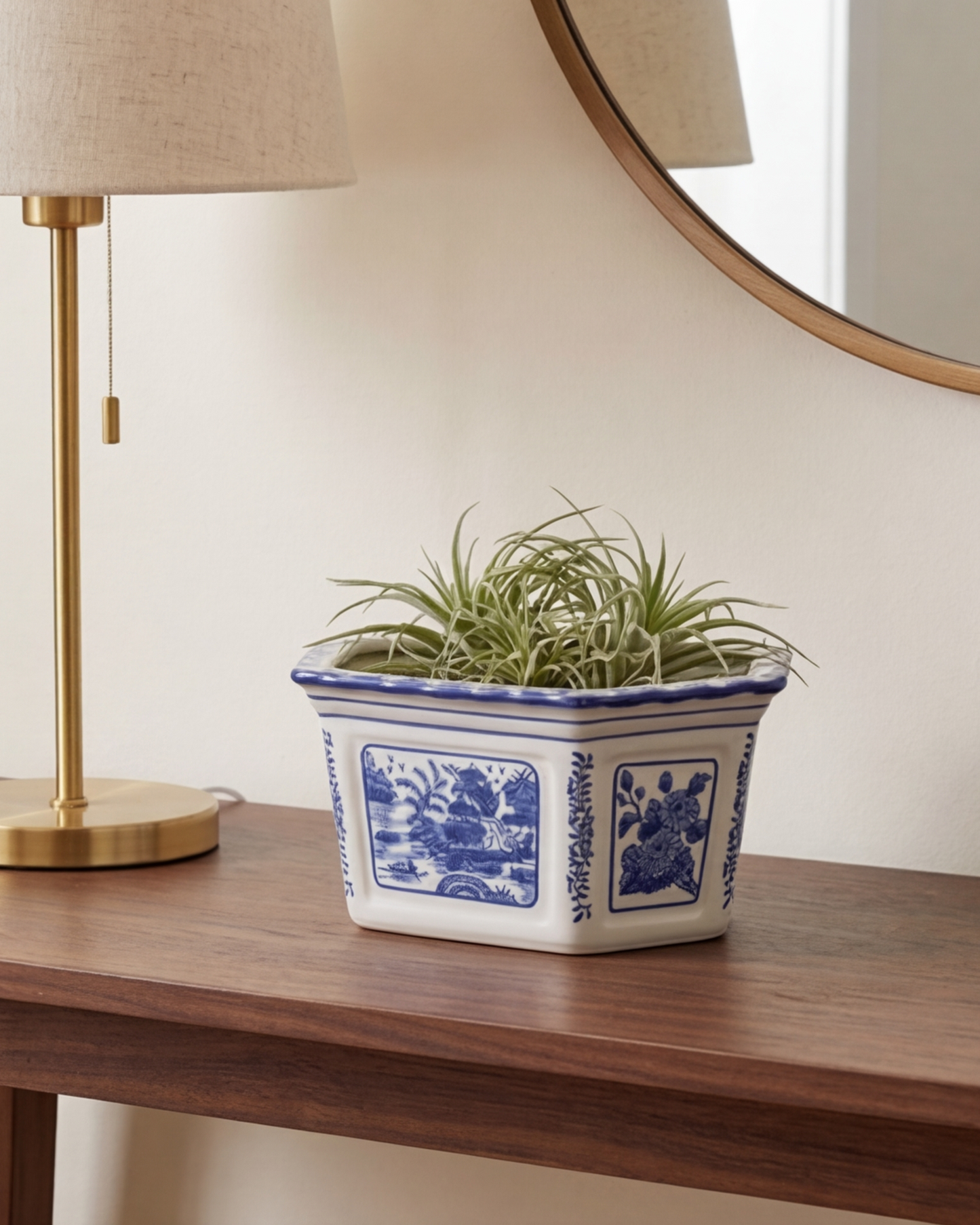 Blue Willow Scenic Planter - 30 cm