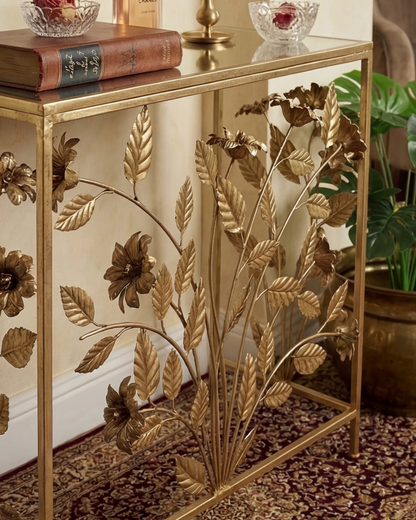Golden Meadow Console Table