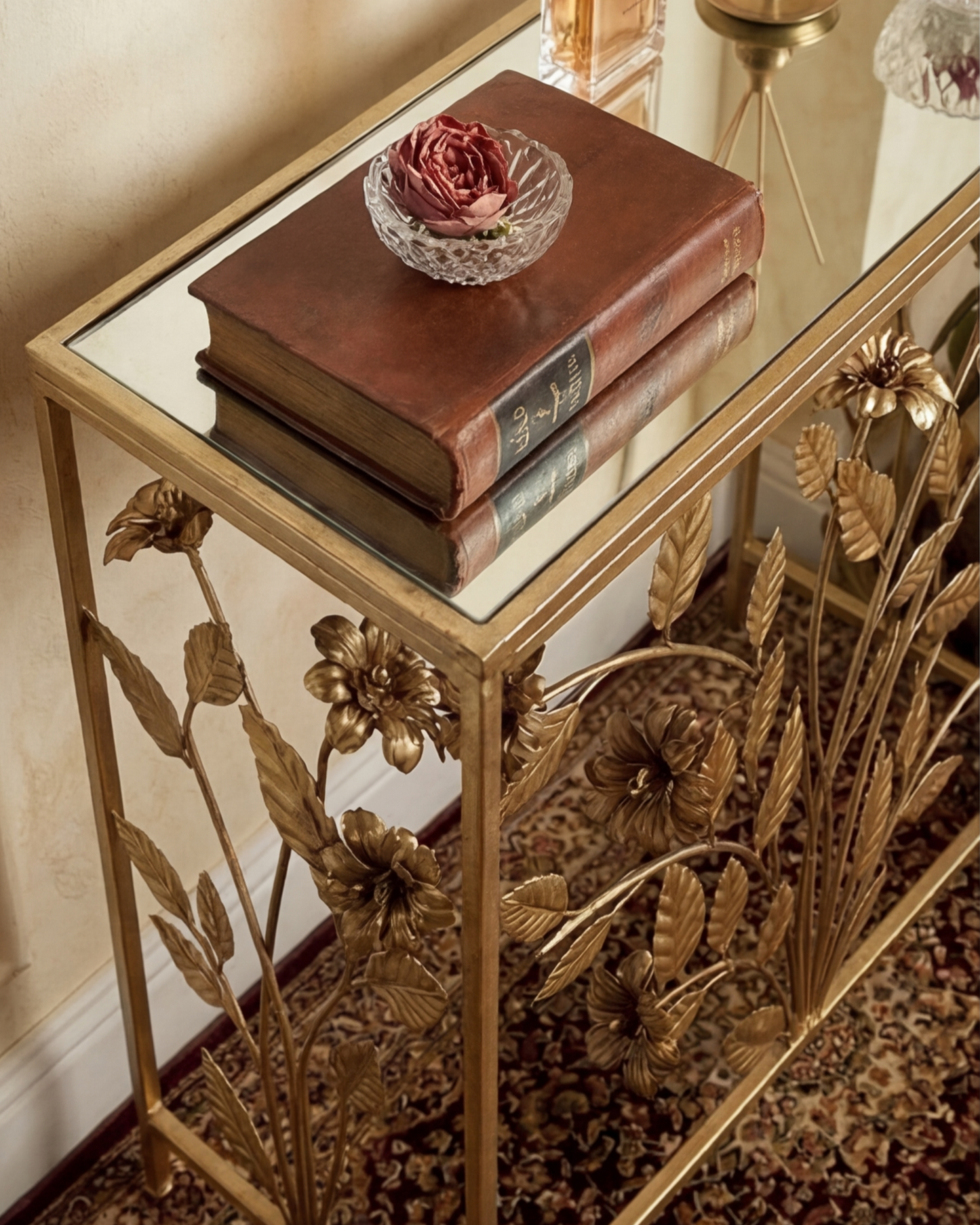 Golden Meadow Console Table