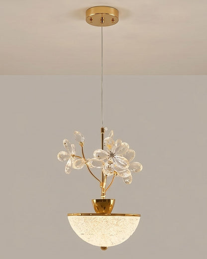 Crystal Daisy LED Pendant Light