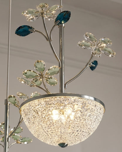 Sapphire Bloom Linear Pendant Light