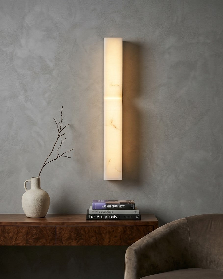 Aurelle Marble Glow Wall Sconce