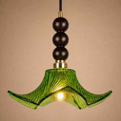 Ebon Flora Pendant Light For Home  & Item  for Home Decoration - Green