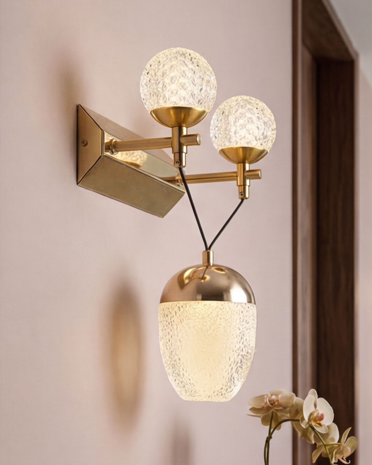 Aurora Triple Glow Wall Light
