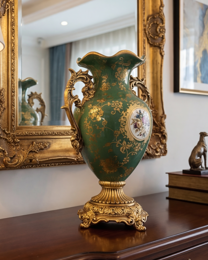 Verdant Royale Ornate Vase