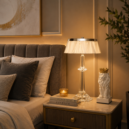 Gem Aura Crystal Table Lamps For Home & Item for Home Decoration