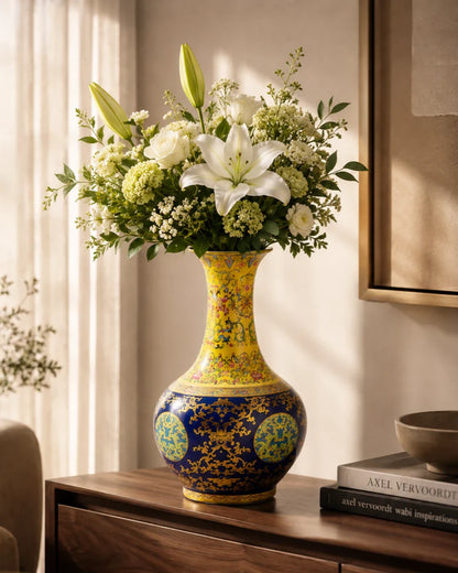 Royal Imperial Floral Vase