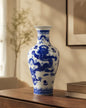 Imperial Dragon Ceramic Vase