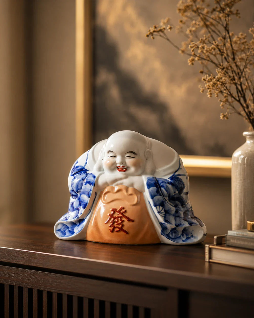 Smiling Monk Serenity Figurine