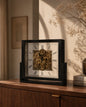 Heritage Gear Table Clock - Black