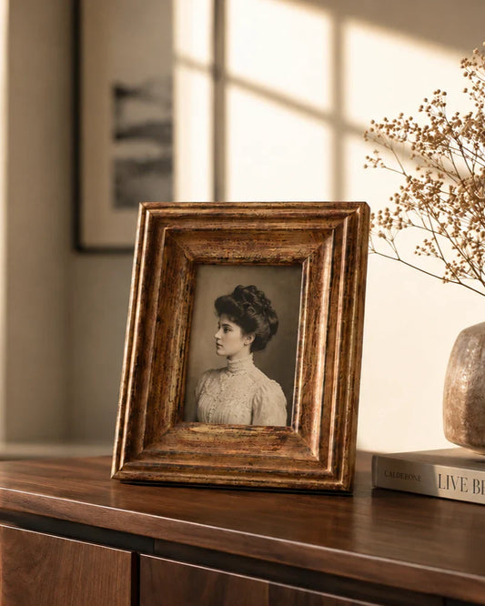 Rustic Ridge Wooden Photo Frame