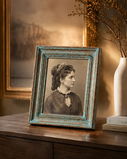 Distressed Farmhouse Wooden Phot Frame