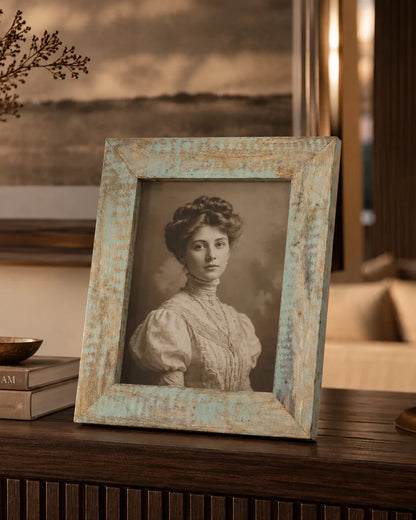 Coastal Vintage Wooden Photo Frame