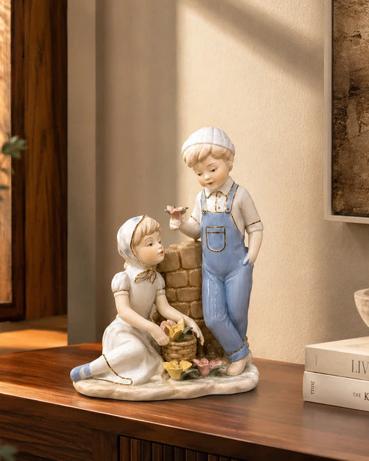 Whispers of Childhood - Fine Porcelain Figurine