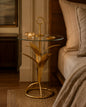 Lotus Bloom Accent Table
