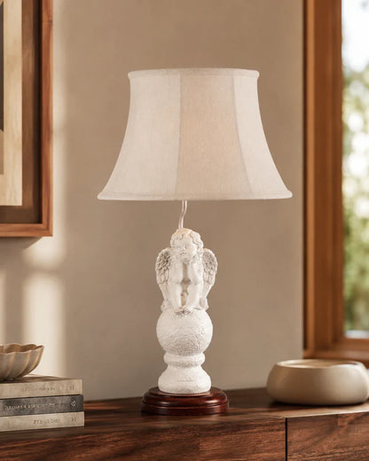 Heavenly Daydream Cherub Table Lamp
