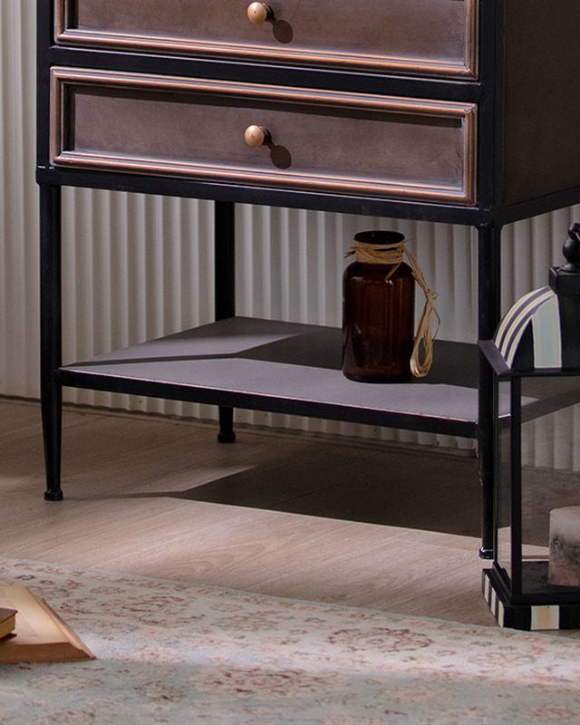 Roane Display Cabinet with Three Drawers