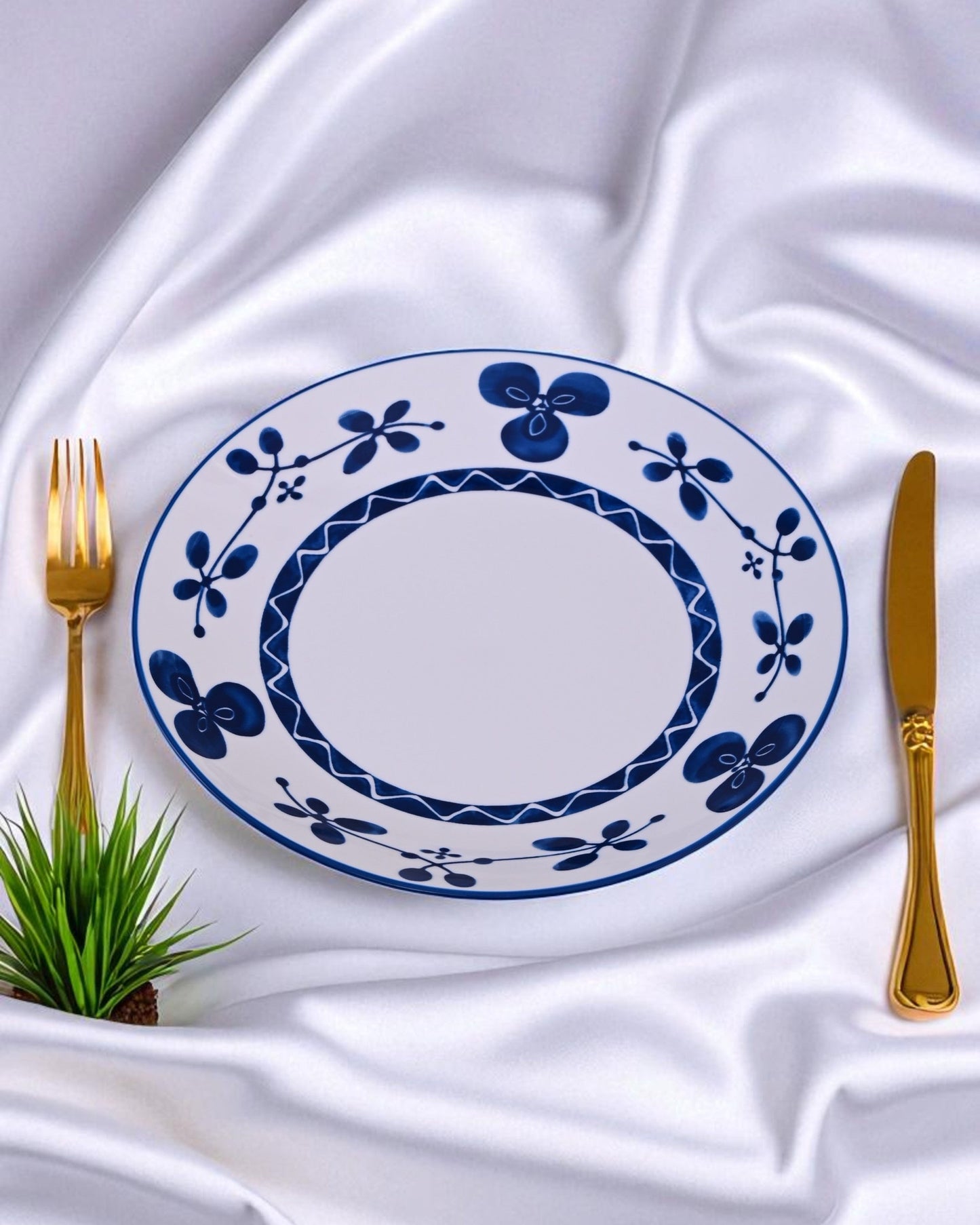 Heritage Blue & White Ceramic Platter