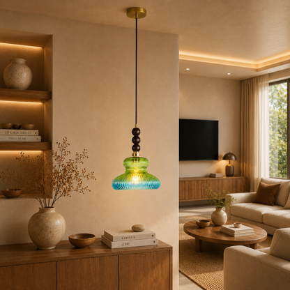 Coral Breeze Pendant Light For Home  & Item  for Home Decoration - Green & Blue
