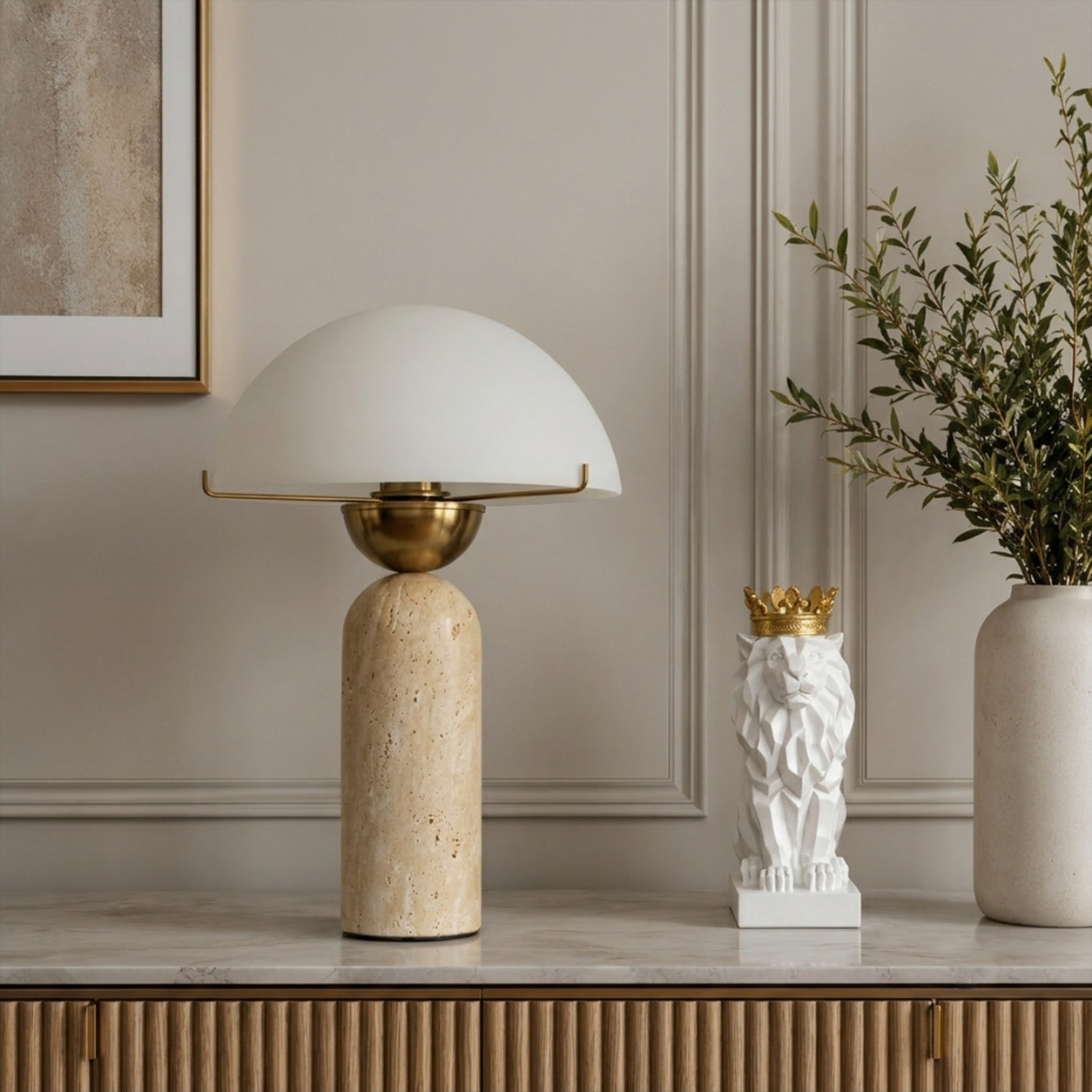 Lucent Hemisphere Table lamp for Home & Item for Home Decoration