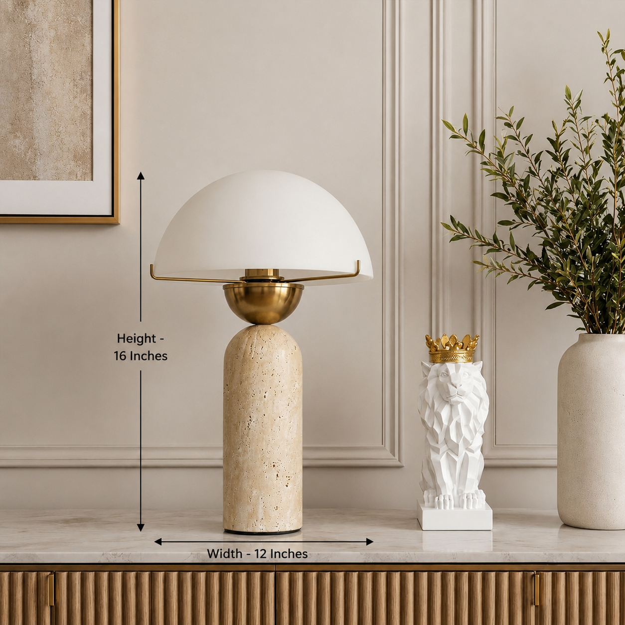 Lucent Hemisphere Table lamp for Home & Item for Home Decoration