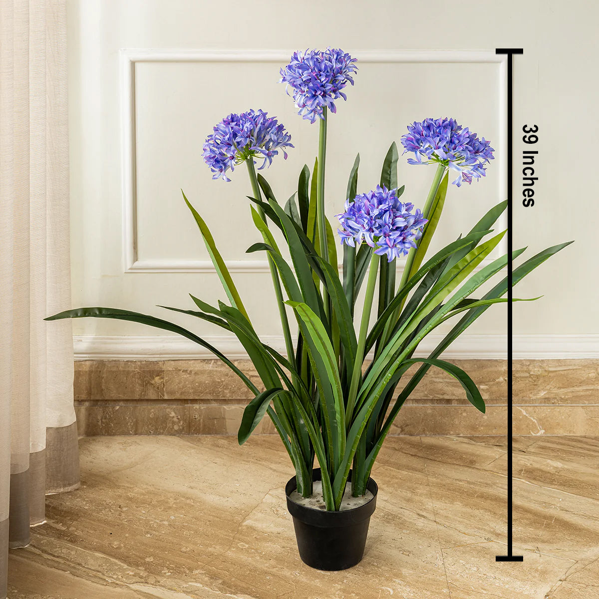 Elegant Lily of the Nile Artificial Plant (3.2 Feet) (Natural Feel)