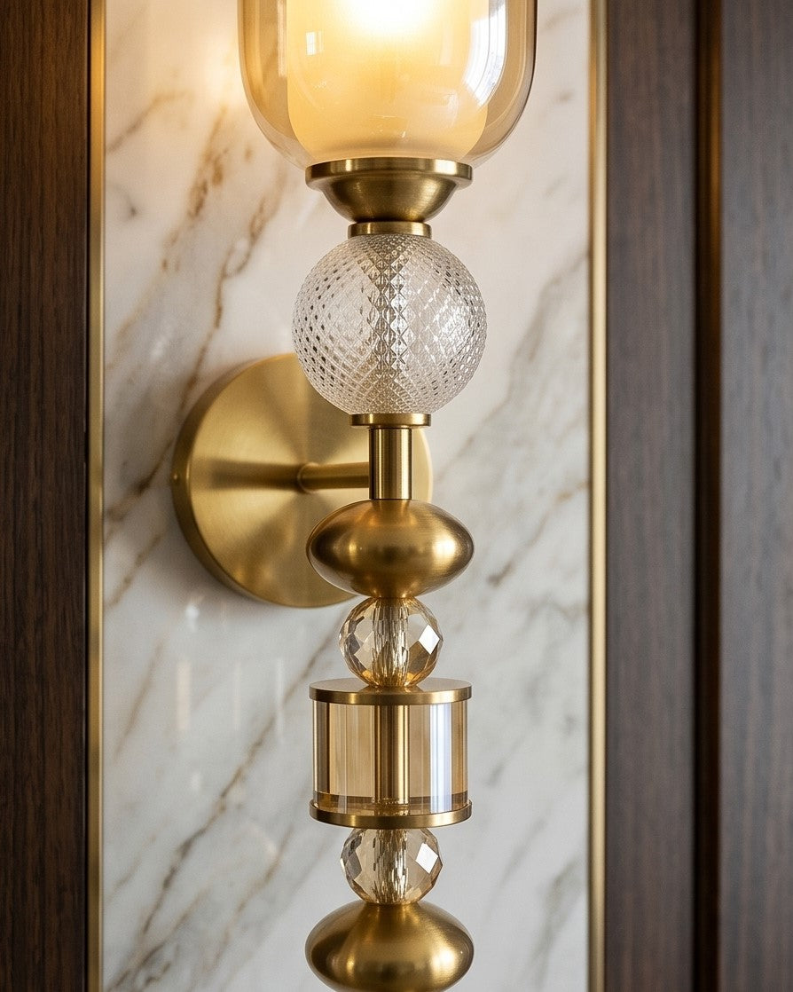 Étoile Luxe Wall Sconce - Amber