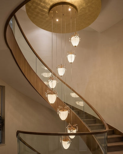 Imperial Cascade Staircase Chandelier