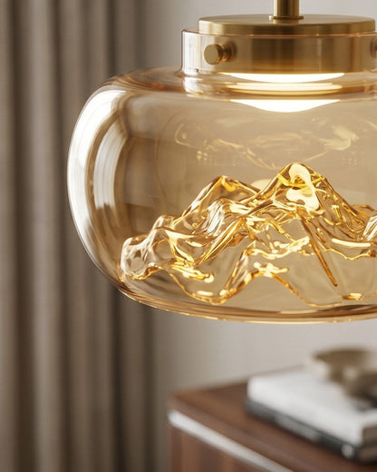 Aurora Luxe Glass Wall Sconce