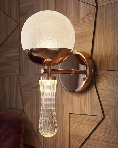 Luxe Drop Glow Wall Light