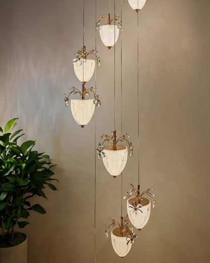 Imperial Cascade Staircase Chandelier