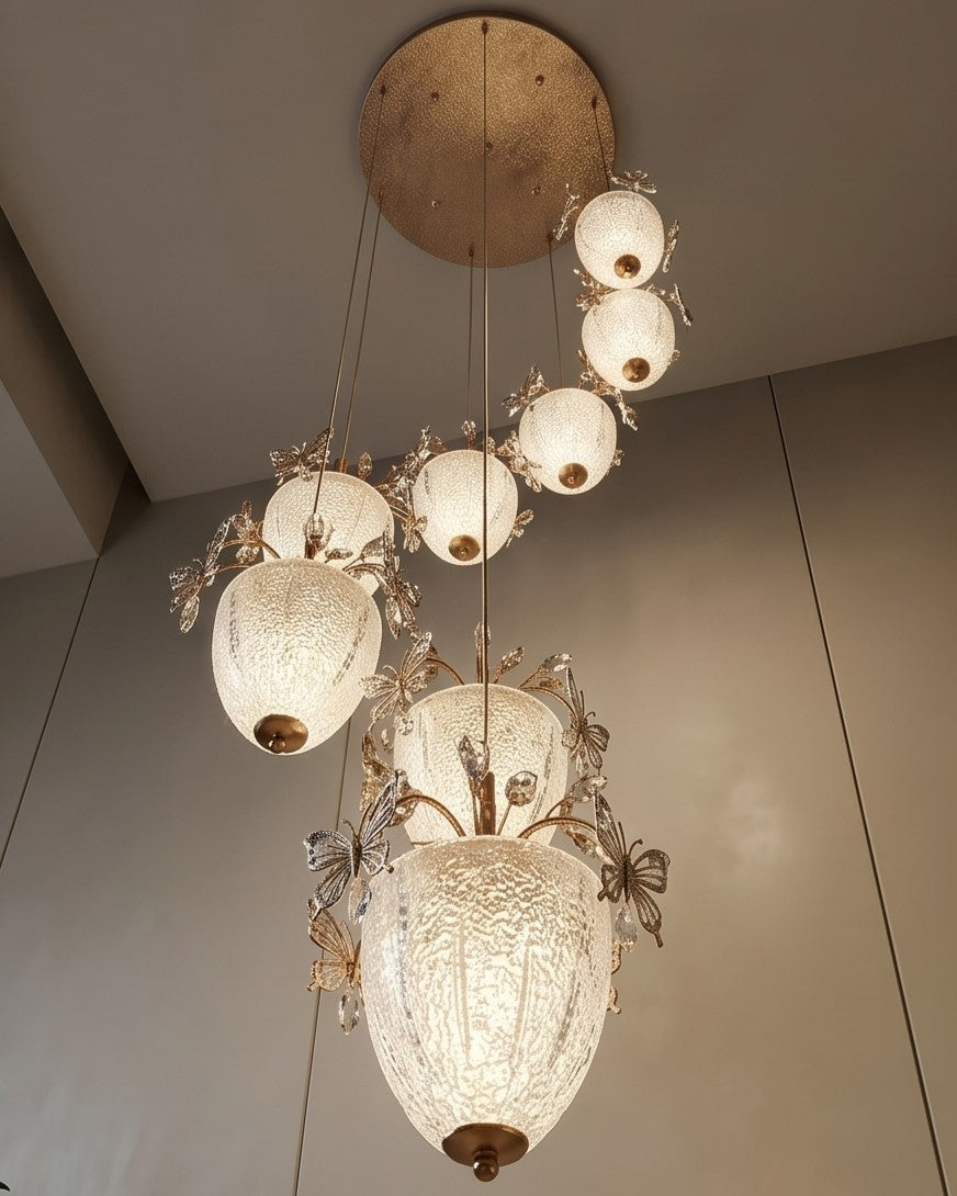 Imperial Cascade Staircase Chandelier