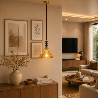 Coral Breeze Pendant Light For Home  & Item  for Home Decoration - Amber