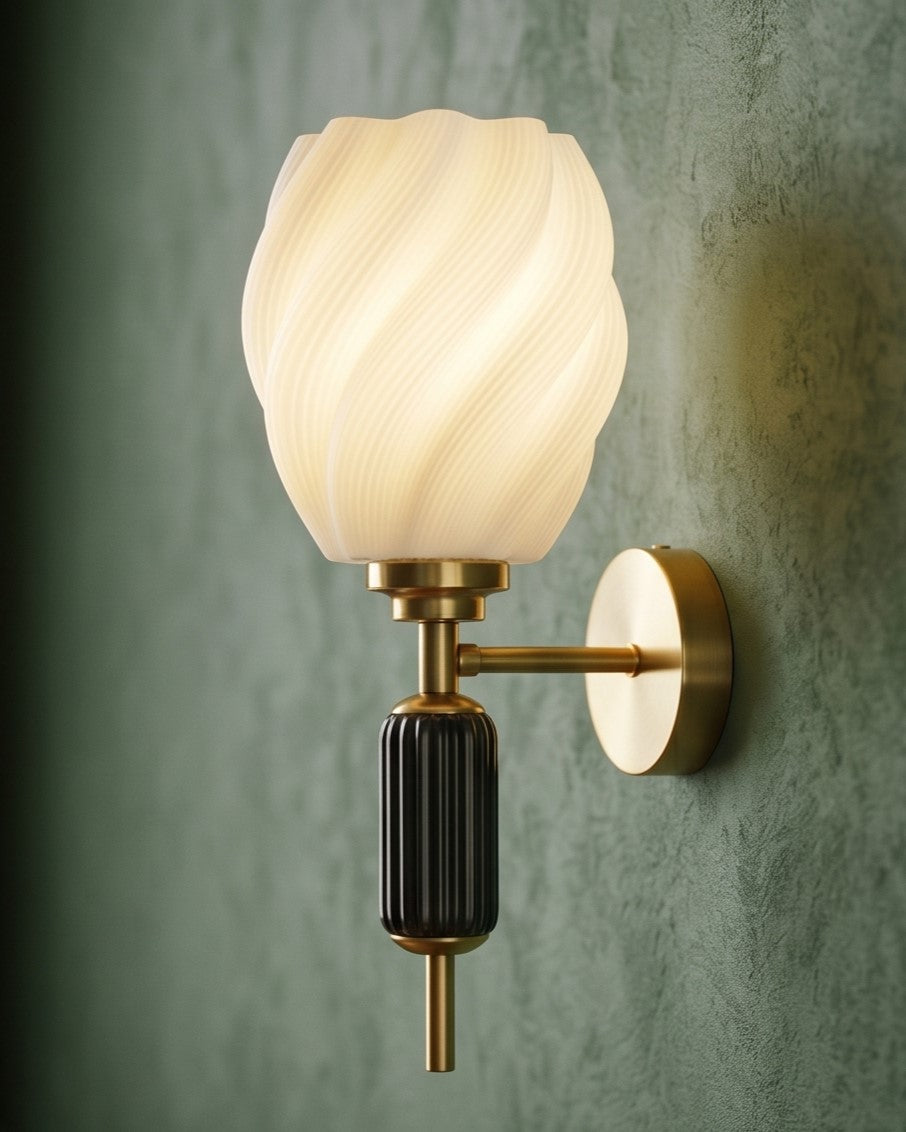 Aurelio Noir Luxe Wall Sconce