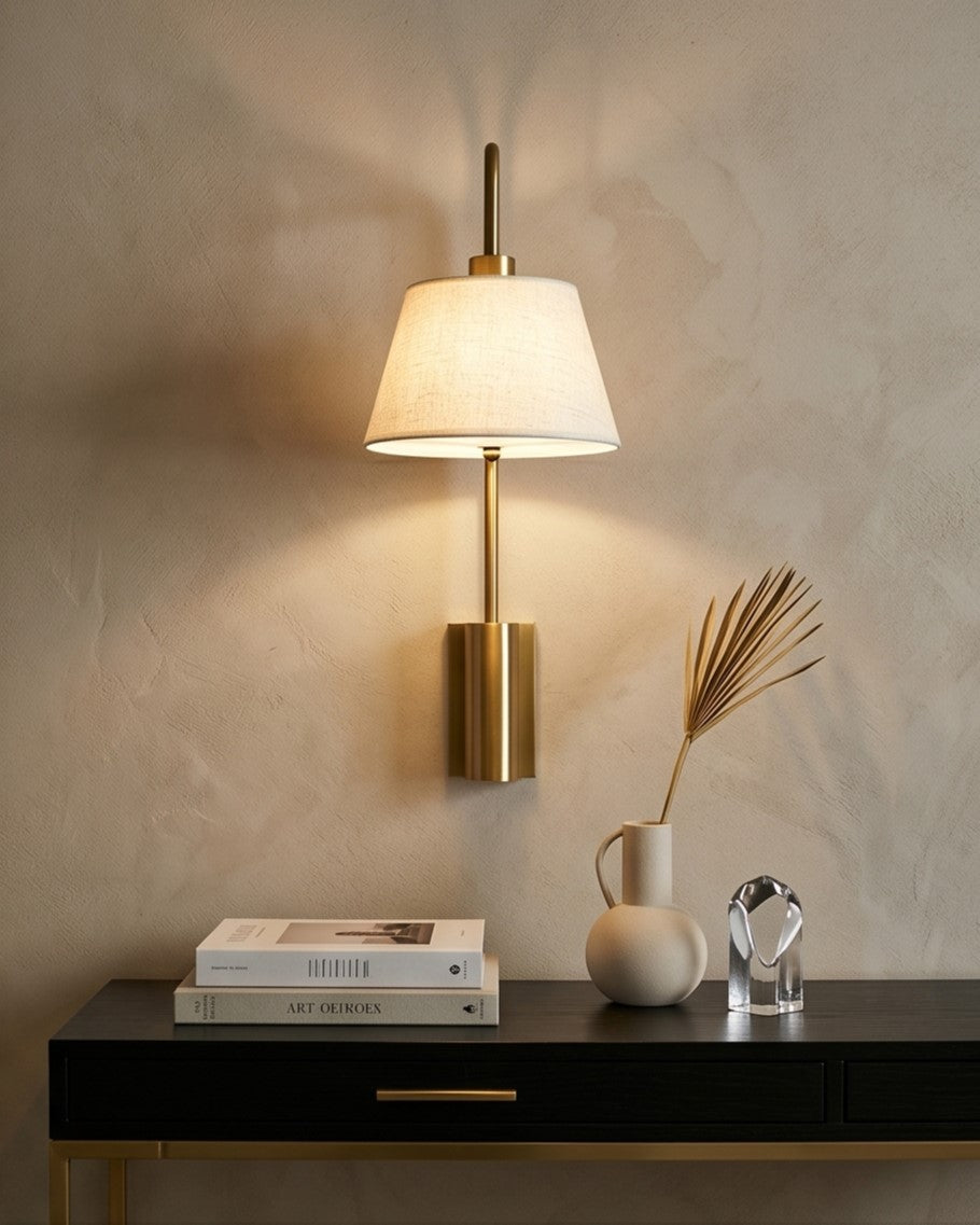 Golden Aura Wall Light
