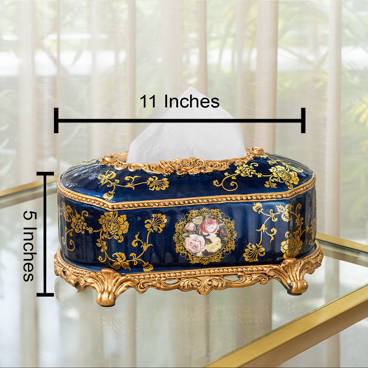 Royal Rose Luxe Tissue Holder For Home