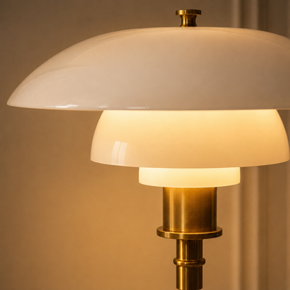 Aura Crown Designer Table lamps for Home & Item for Home Decoration - White